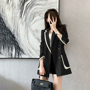 Hong Kong Style Suit Jacket Women's 2022 Spring New Korean Style Casual Design Sense Fried Street Loose All-match Small Suit Trendy