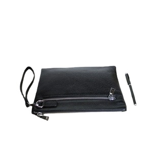 European and American Men's Wallet Business Hand Bag Long Zipper Money Clip Large Capacity Clutch Bag Dropshipping