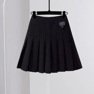 Girls Summer Cotton Short-sleeved T-shirt suit Big Kids 8polo Shirt Pleated Skirt Academy Style Two-piece Thin Set