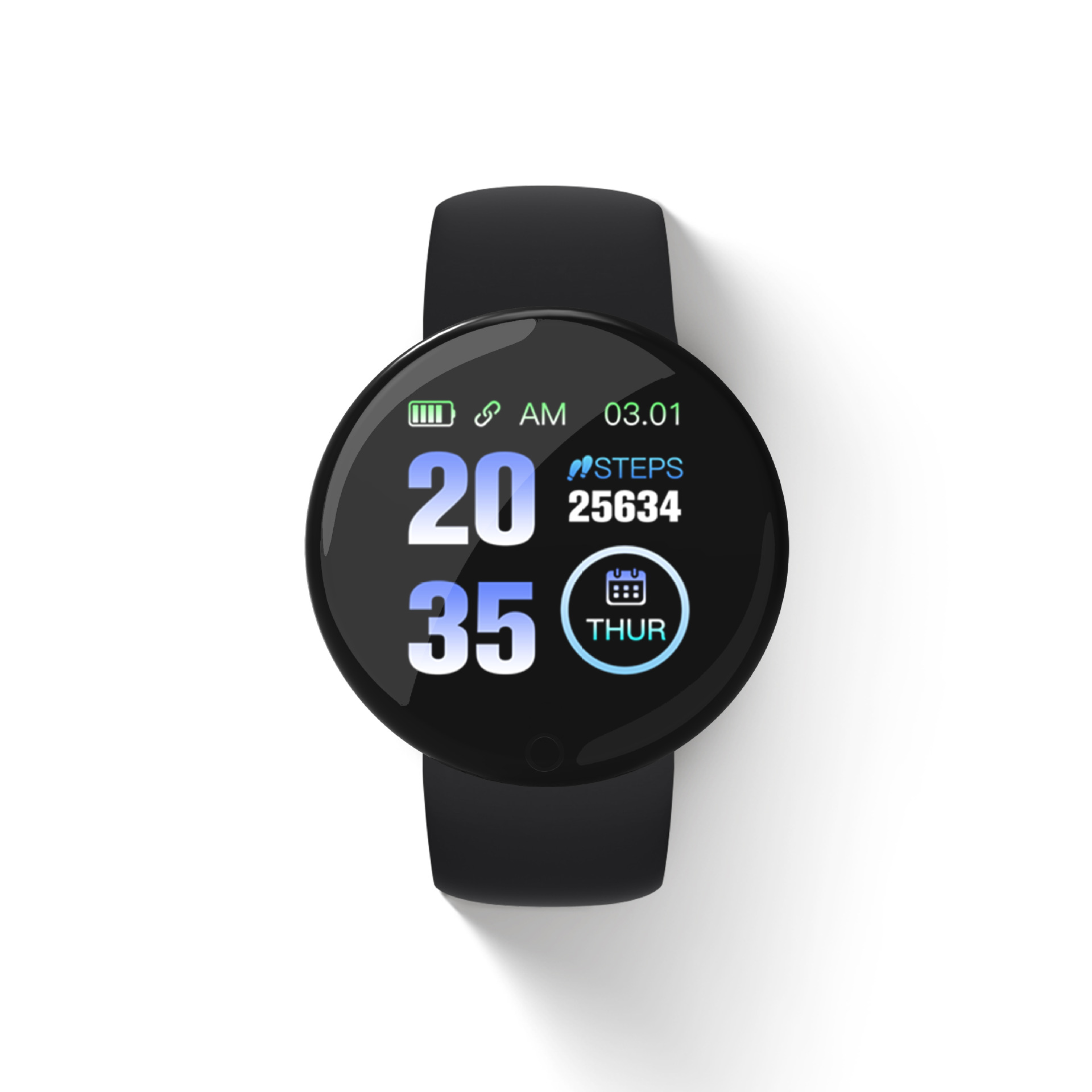 D18 Macaron Smart Watch Bracelet Pedometer Bluetooth Heart Rate Wholesale Cross-Border Gift Macaron Foreign Trade D18S