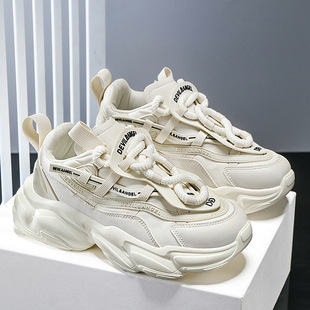 drew Smiling Face Men's Shoes Summer Breathable Hot Style Trendy ins Thick Sole Versatile Heightening Dad Shoes