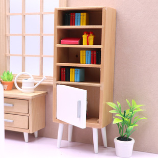 1:12 mini DOLLHOUSE furniture DOLLHOUSE model decoration 12 points modern simulation kitchen table and chair Cabinet
