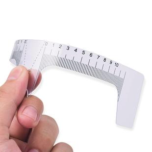 Tattoo mask ruler standard ruler tattoo eyebrow positioning ruler eyebrow ruler measuring section eyebrow around symmetrical ruler nose bridge ruler