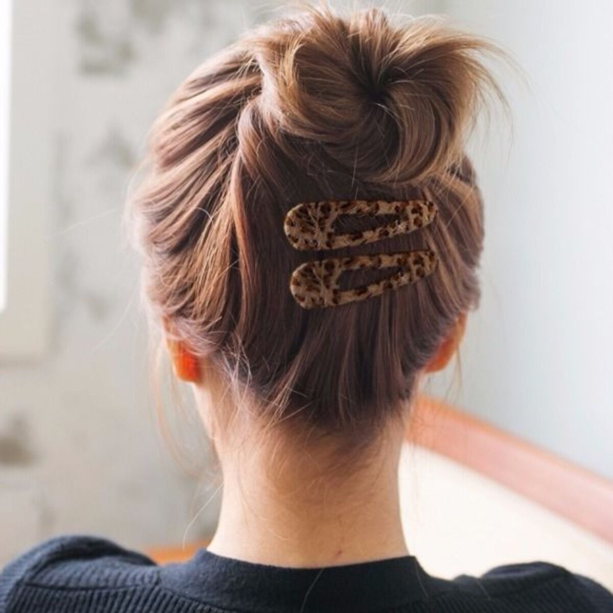 Leopard Plush BB Clip Korean Internet Popular Side Broken Hairpin All-match Elegant Foreign Trade Children's Bangs Female Hairpin