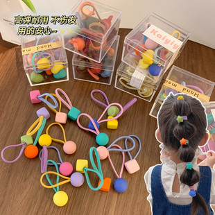 Children's rubber band baby hair band does not hurt the hair ring children's small head rope high elastic hair rope girls' hair accessories