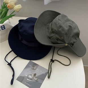 Western Denim hot girl Hat sun protection fishing fisherman hat mountaineering vacation travel big brim basin hat for men