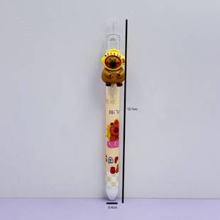Press Gel Pen Cartoon Patch Black Core High Color Value Alovable Cabibala Writing Pen Student Quick-dry Brush Pen