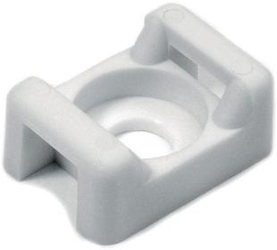 REYETEC KR Cable Ties with Curved Design and Fasteners 15-30406 | CTM1-PA66-WH