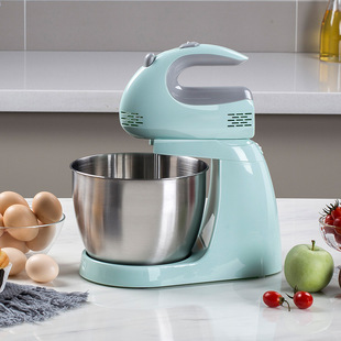 Desktop dough mixer stainless steel cooking machine household electric egg beater commercial cream automatic mixing and sending machine