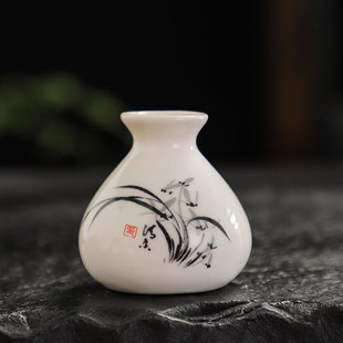 Creative Mini Hydroponic Small Vase Ornaments Decoration small size Pocket Fingertip Small Flower Dry Ice Bottle Props