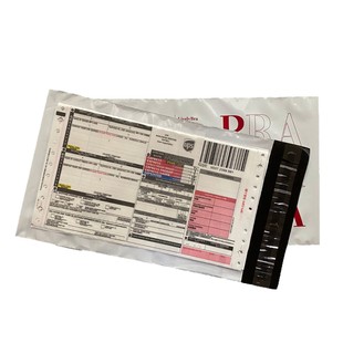 Waybill backpack express bag custom transparent backpack express bag custom with attached bag waterproof packaging bag printing