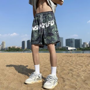 Popular ins Casual Trendyy Outer Wear Casual Mid-pants Shorts Men's Trendy Brand Five-quarter Pants K-style Versatile Summer Clothes Loose