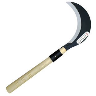Manganese steel sharp sickle agricultural outdoor lawn mower weeding tools all steel machete corn harvest special small sickle