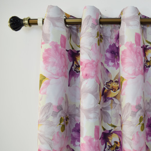 [Provide pictures] North American printed curtains cross-border shading rotten flower digital Amazon wholesale corns curtains