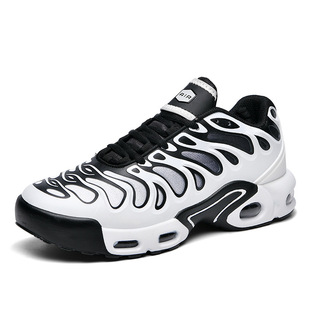 Cross-border New Running Shoes Men's Mesh Lightweight Soft Sole Air Cushion sneaker Running Shoes Student Casual Shoes plus size 4546