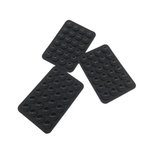 24-piece 12-piece suction cup factory price single-sided square silicone suction cup mobile phone sticker suction cup mobile power silicone suction cup