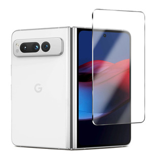 For Google Pixel Fold Mobile Phone Tempered Film Folding Screen Lens Glass Protective Film High Aluminum Large Arc White Film