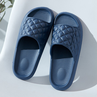 New Slip-on Feeling Slippers for Women Home Couple Slippers for Men Bathroom Bath Non-slip Thick-soled Indoor Summer