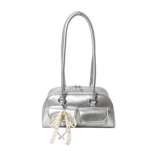 American Style Retro Fashion Hand Bowling Bag 2025 New Arrival All-Match Shoulder Bag High Beauty Value Casual Women's Bag