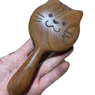 Longfeng сандаловое дерево маленький котенок массажная расческа воздушная расческа