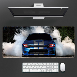 Super large cool car e-sports mouse pad non-slip game keyboard computer office learning men's table mat animation car
