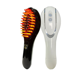 Red and blue light micro-current spray guide liquid electric massage comb essential oil on medicine hair comb anti-alopecia healthy hair comb