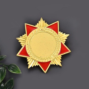 Enterprise Outstanding Staff Team Brooch Making Imitation Enamel Badge Annual Meeting Honor Medal Medal Customization