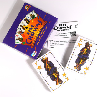 Английские шахматы и карты FIVE CROWNS, корона, настольная игра, карточная игра-волшебник, игрушка