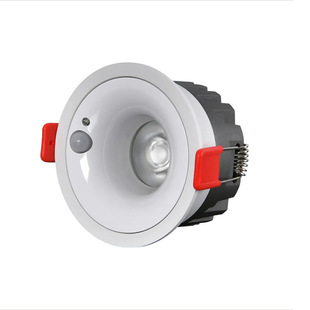 Infrared Human Body Induction Spotlight Embedded Hidden Anti-glare Entrance Corridor Aisle Stairs led Ceiling Light Downlight