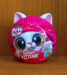 Игрушка мягкая Зуру с кошкой звук для детей подарок