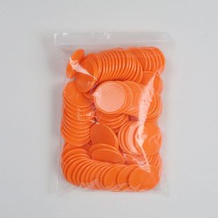 Creative Plastic Chip Coin Teaching Aware Color Blank Small Round Pieces Students Kindergarten Bonus Coin Points Coin Children Play