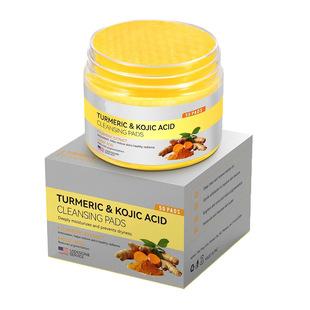 Куркума куркума очищает лицо очищает пилинг TURMERIC CLEANSING PADS