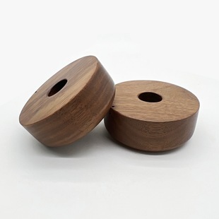 North American Black Walnut Car Aromatherapy Wood Ornaments Car Central Control Jewelry Creative Atmospheric Car Perfume Lotus Base