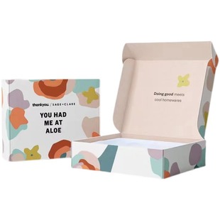 Color flying machine box custom printing logo high-end gift box high-end gift box clothing packaging box custom express box