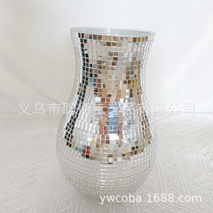 Трансграничные Disco Ball Planter Диско Зеркальные шарики цветочные горшки для интерьера