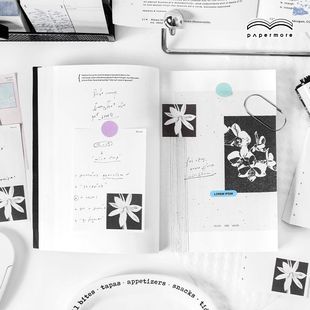 PaperMore Slow Walker Series Writable Notes Simple ins Hand Account Message Note Paper 80