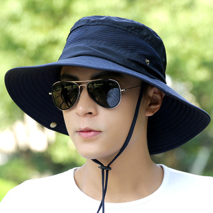 Sun hat men's summer UV-proof Sun breathable fisherman hat outdoor fishing middle-aged and elderly casual men's sun hat