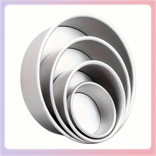 ✅ Анодная круглая подвижная форма для торта 4/6/ 8inch съемная форма для шифонового торта