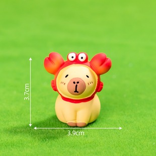 Creative National Tide Resin Craft Doll Little Capybara DIY Jewelry Accessories Decorations Hanger Stationery Gift Ornaments