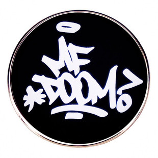 MF DOOM DOOM brooch hip hop rock punk music rap singer pin metal alloy badge accessories
