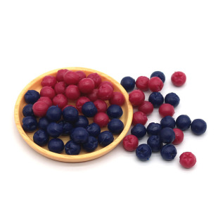 7mm Small Artificial Blueberry PVC Blueberry diy Mobile Phone Case Beauty Cream Glue Light Clay Food Accessories