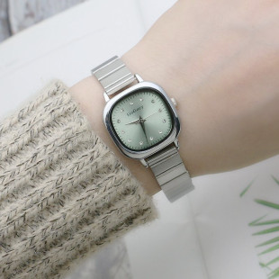 Oval Popular Bamboo Band Women's Watch All-match Women's Quartz Watch Foreign Trade Net Ribbon Tide Watch Mori Women's Watch