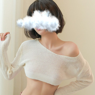 Super flattering hip-wrapped nightclub hollow back chest-wrapped sexy home nightdress sexy girl seductive pure emotional appeal
