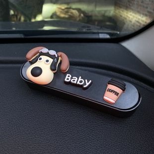 Boss dog car temporary parking car mobile phone number plate creative car parking decoration supplies female