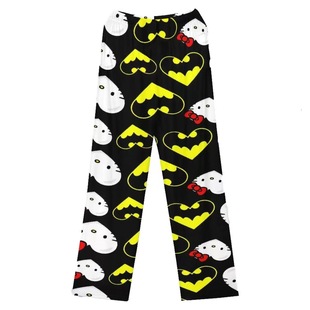 AliExpress изогнутые брюки мультфильм пижамы женские свободные весной и осенью новые домашние повседневные летние брюки с кондиционером можно носить на улице