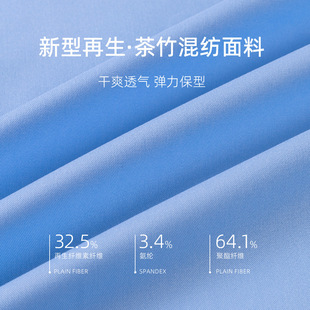 Men's shirt long sleeve tea fiber spring and summer thin anti-wrinkle non-ironing business professional overalls shirt women's wholesale
