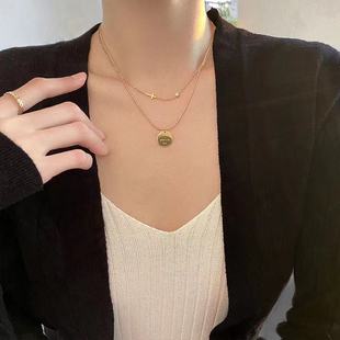 Necklace women's fashionable light luxury niche design high-end sweater chain versatile simple long 2020 new clavicle chain