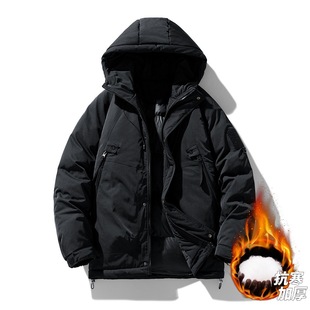 2023 Winter Explosions Cotton Clothes Men's Couple's Warm fleece-lined Thickened Coat Men's Casual Coat Men's 785