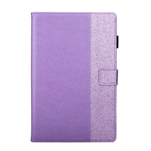 For Samsung Tab A7 T500 simple splicing glitter flat cover T505 flip card business protective cover