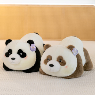 Cute Panda Plush Toy Flower Flower Simulation Giant Panda Doll Doll Doll Sleeping Pillow Girlfriend Gift